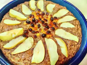 Vegan appeltaart met johannesbroodpitmeel