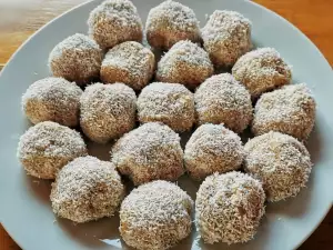 Vegan kokosnoot Raffaello balletjes