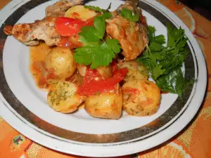 Sauteed Pork Ribs with Tomatoes and Potatoes