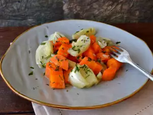 Verduras de raíz guisadas