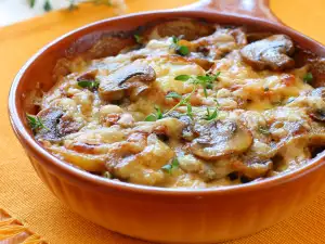 Mushroom Gratin