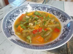 Green Bean and Garlic Stew