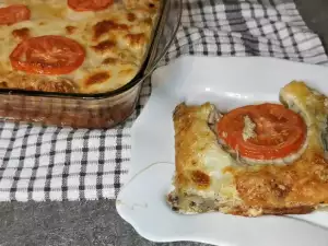 Groenten met mozzarella uit de oven