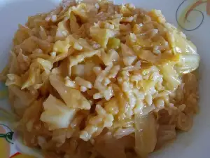 Sauerkraut mit Reis im Ofen