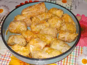 Sarma od zečijeg mlevenog mesa sa pirinčem