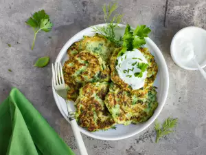 Zucchini and Spring Onion Patties