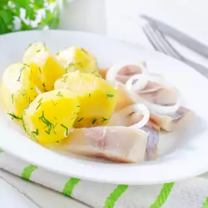 Herring with potatoes