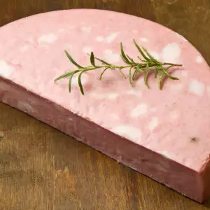 Piece of Mortadella