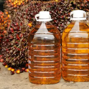 Bottles of palm oil