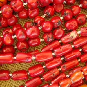 Red Coral Stones