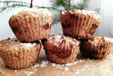 Muffins mit Kokosnussmehl