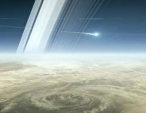 Space Sensation! Cassini Dives Between Saturn's Rings