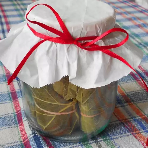 Preserving Vine and Sauerkraut Leaves for Sarma