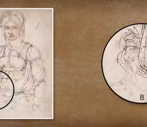 Secret Portrait of Michelangelo Found in One of his Sketches