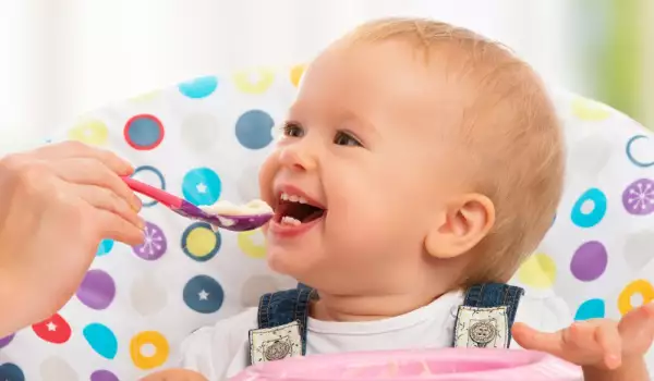 Baby porridge made out of rice flour