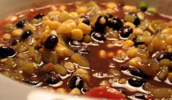 Potaje de frijoles negros