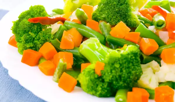 Boiled vegetables