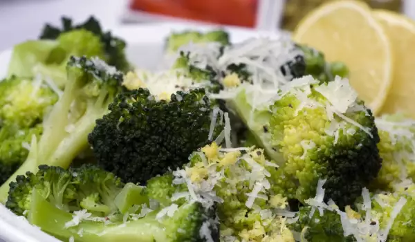 Broccoli contains calcium