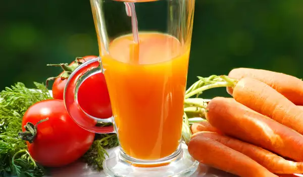 Jugo de zanahorias con efecto laxante