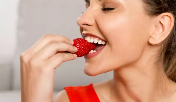 Comer fresas