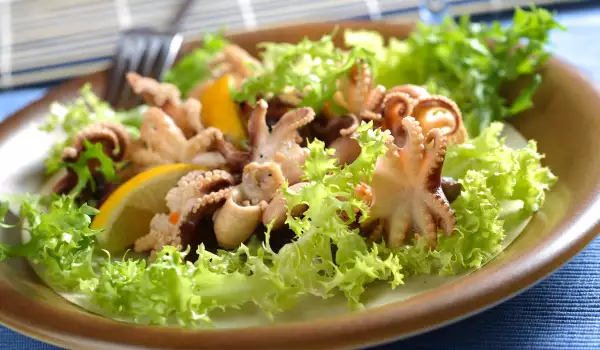 Ensalada con calamares