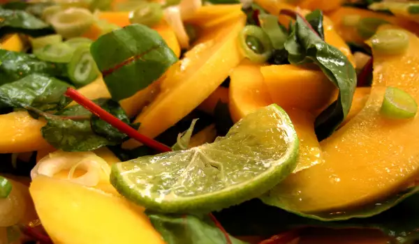 Salat mit Mango