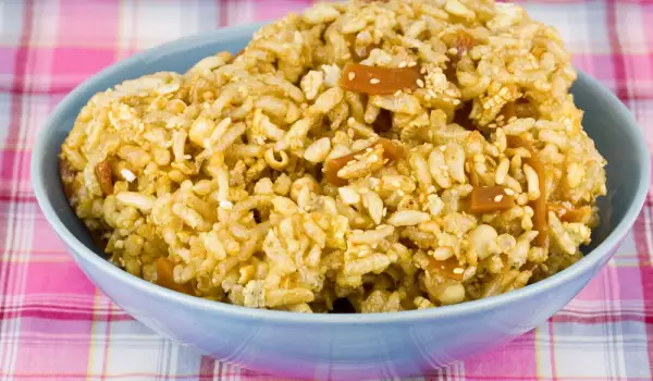 Pilaf de arroz moreno