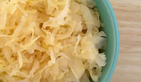 Sauerkraut in Streifen