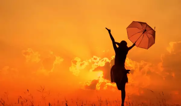 Girl with Umbrella