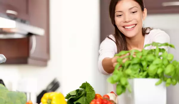 Cocinar con alimentos ricos en clorofila