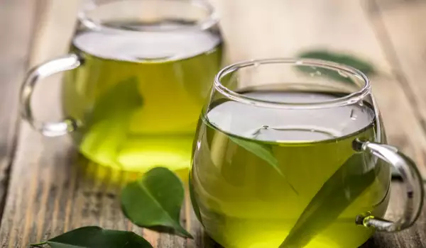 Green tea is a caffeinated drink