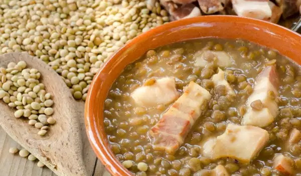 Cooking green lentils