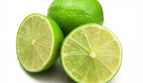 Geschnittene Limetten