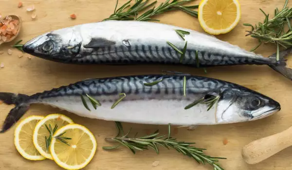 Fish with rosemary