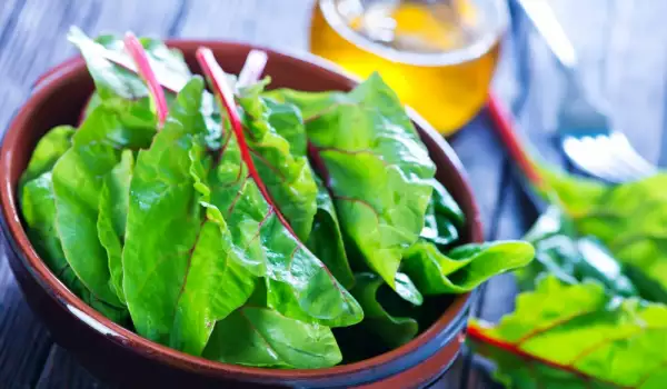 Chard leaves