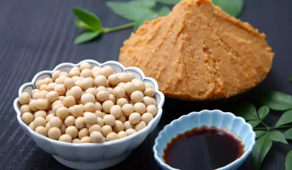 Miso, soja y salsa de soja