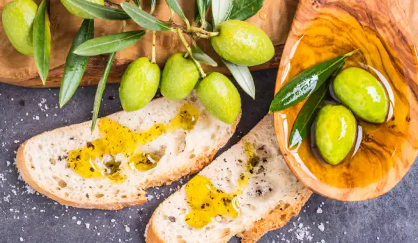 Olive oil is high in calories