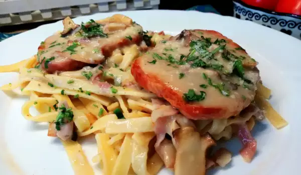 Pasta con boletus