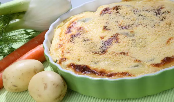 Preparat gratinat cu parmezan