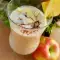 Protein Smoothie mit Apfel, Kokosnuss und Haferflocken