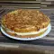 Tarta de almendras con crema