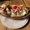 Banana Split with Caramelized Hazelnuts