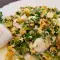 Scrambled Eggs with Kale and Mozzarella