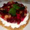 Biscuit Tart with Mascarpone, Cherries and Sour Cherries