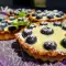 Tartelettes mit Heidelbeeren und Cashew Frangipane