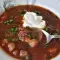 Vegetarian Mushroom Borscht