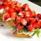 Bruschettas con ricota y fresas