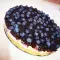 Cheesecake mit Heidelbeeren und Frischkäse