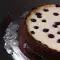 Tarta de queso con moras frescas