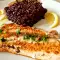 Black Imperial Rice with Salmon